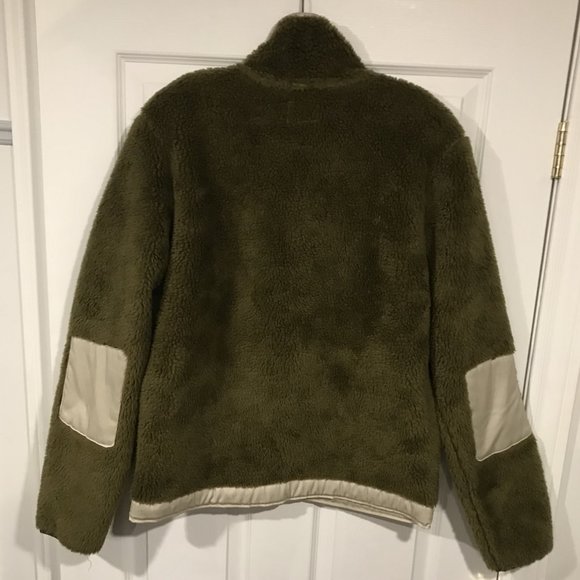 HELLY HANSEN Men’s ARMY GREEN NOME PILE JACKET TOP Size Medium - Picture 4 of 5